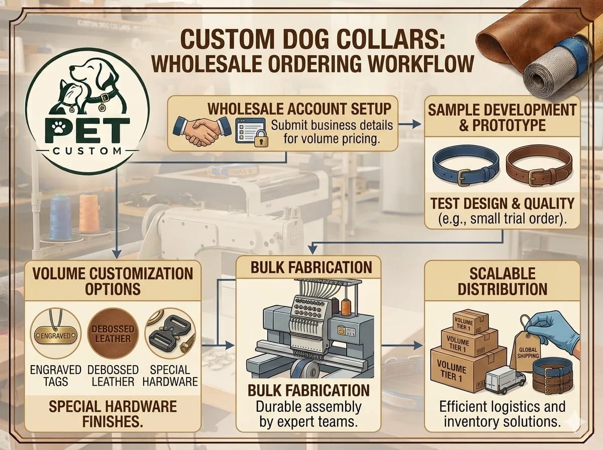 Custom Dog Collars Wholesale: A Complete Guide for Pet Brands
