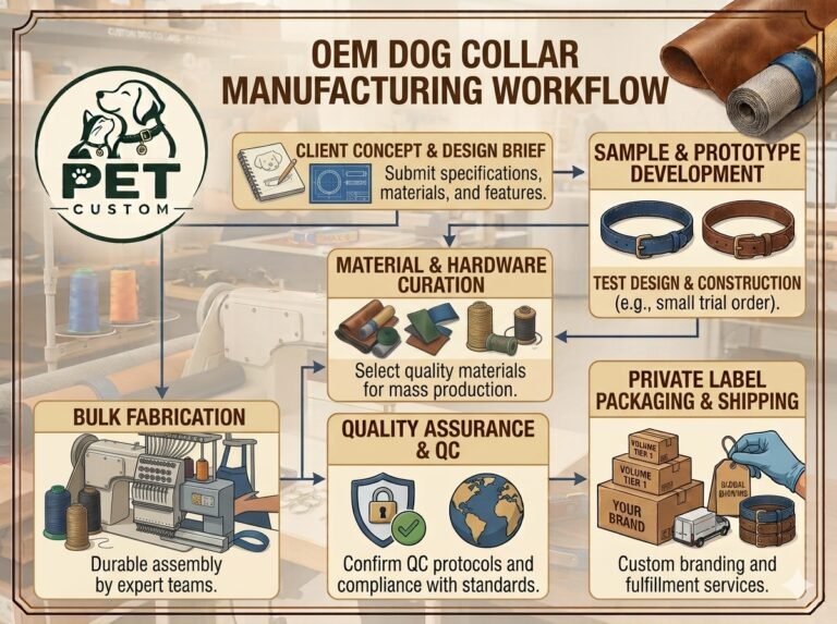 OEM Dog Collars: How OEM Manufacturing Works for Pet Brands